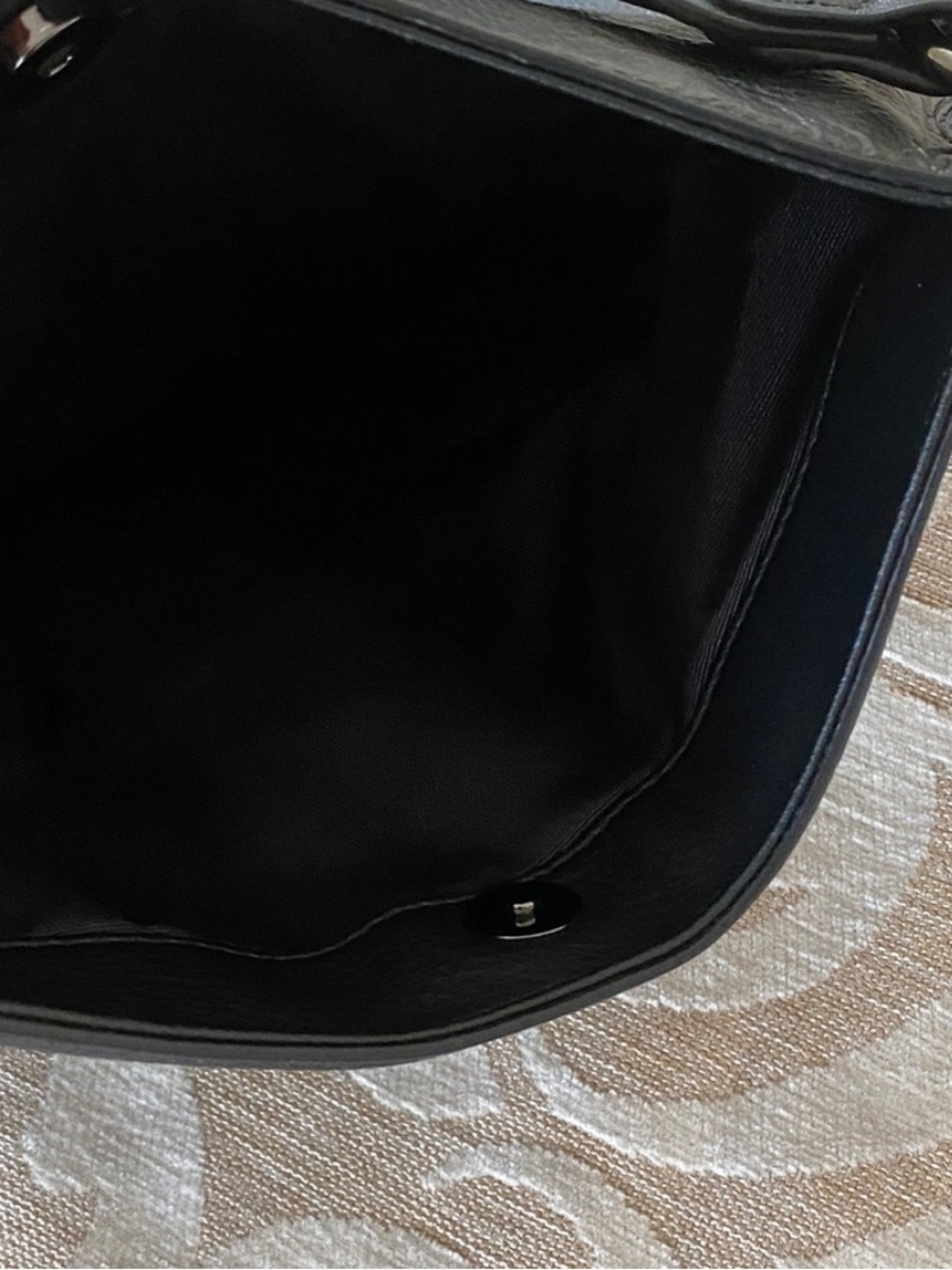RACHEL Rachel Roy Black Leather-Look Crossbody with Tassel - Picture 9 of 11